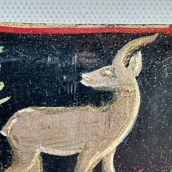 Vintage Kashmiri Gazelle Brooch - Picture 2 of 6